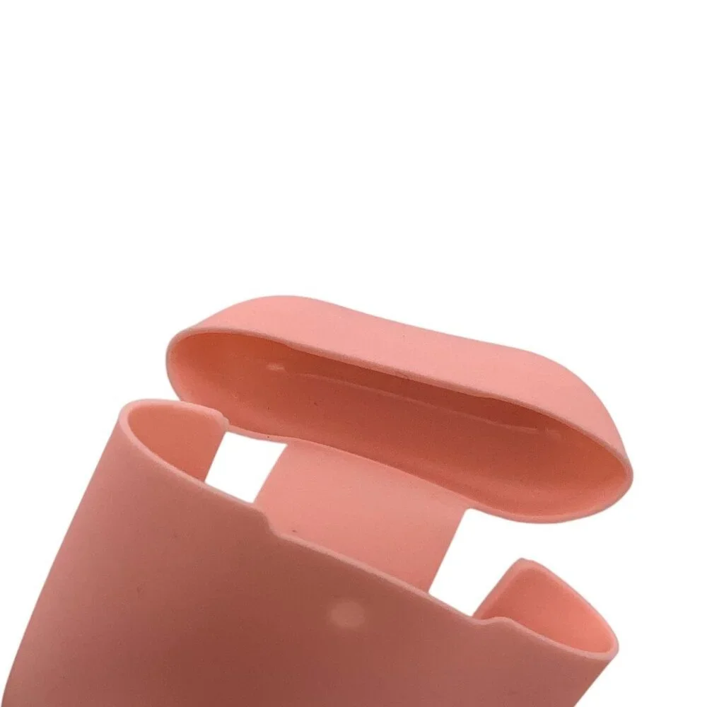 Silicone Protective AirPods Case‎ For 1&2 Models Pink or Purple